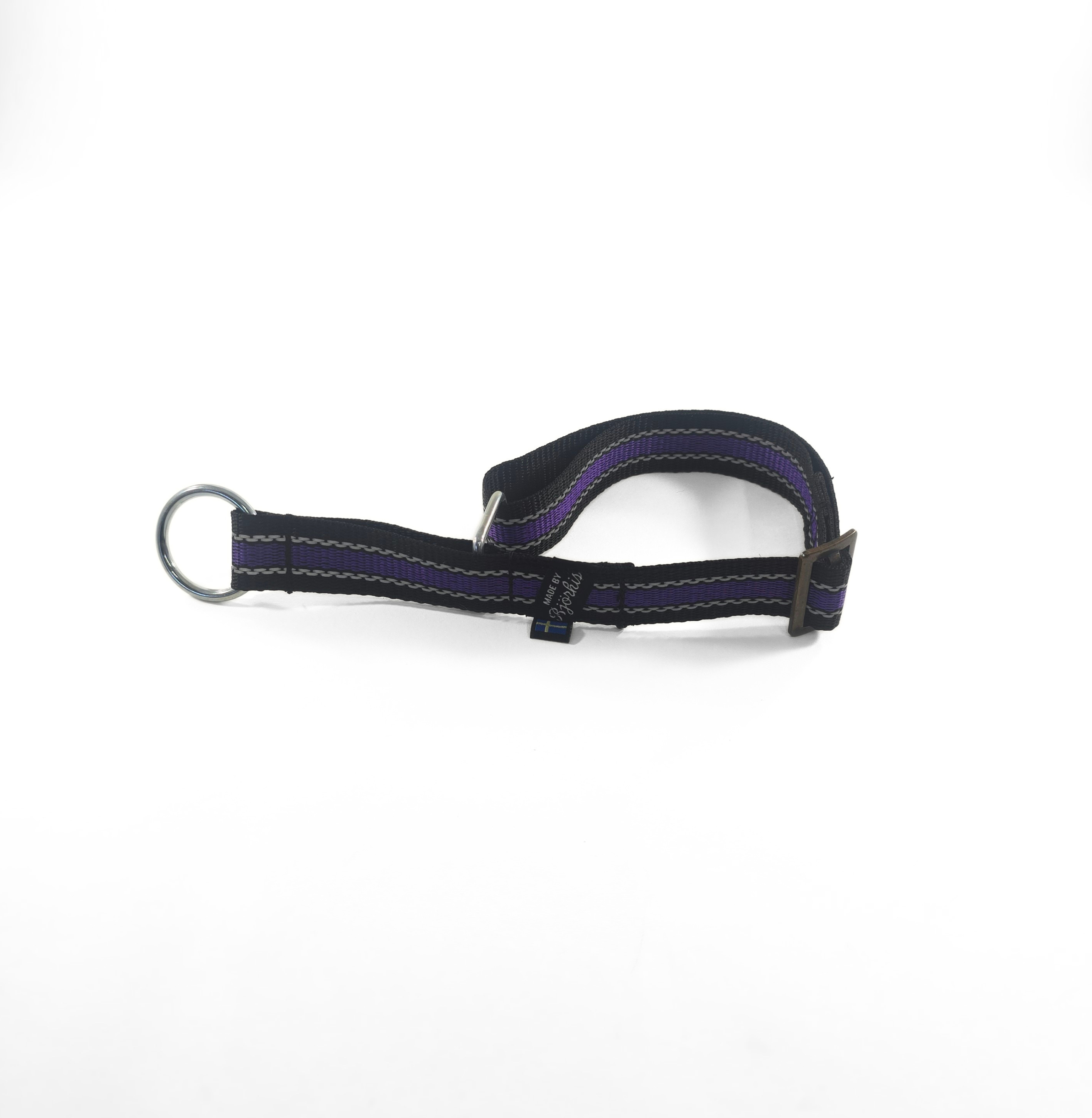 HALSBAND, reglerbar halvstryp med Reflex, 25 mm band - 6