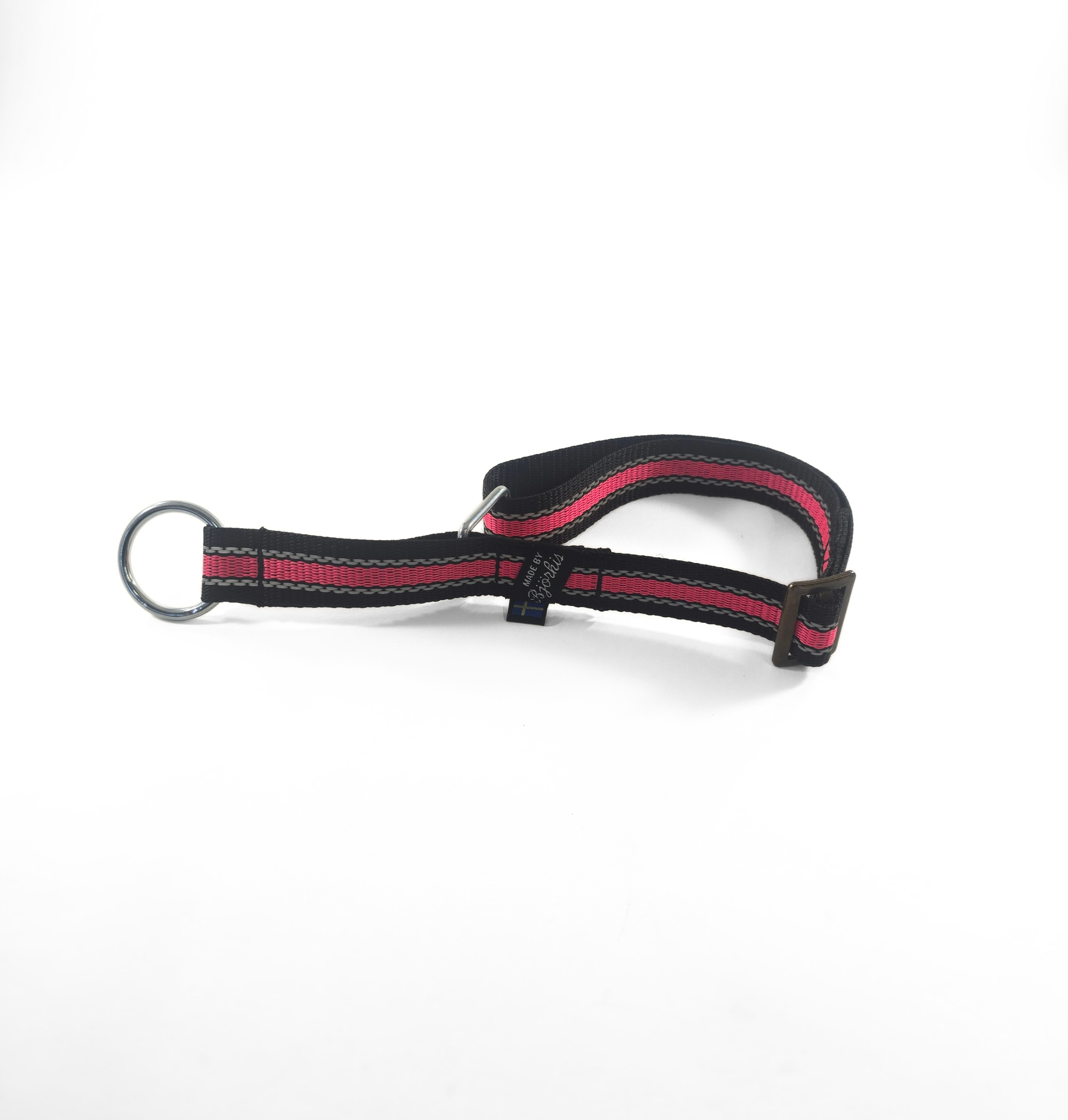 HALSBAND, reglerbar halvstryp med Reflex, 25 mm band