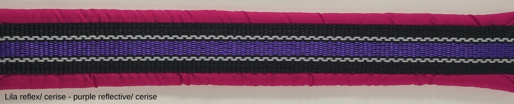 HALSBAND polstrad halvstryp med NY REFLEX, 25mm band - 21