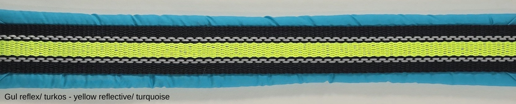 HALSBAND polstrad halvstryp med NY REFLEX, 25mm band - 16