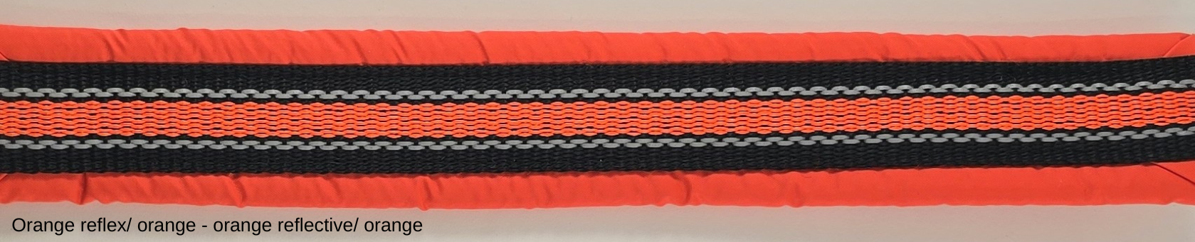 HALSBAND polstrad halvstryp med NY REFLEX, 25mm band - 43