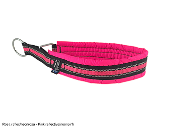 HALSBAND polstrad halvstryp med NY REFLEX, 25mm band