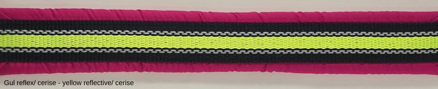 HALSBAND polstrad halvstryp med NY REFLEX, 25mm band - 13