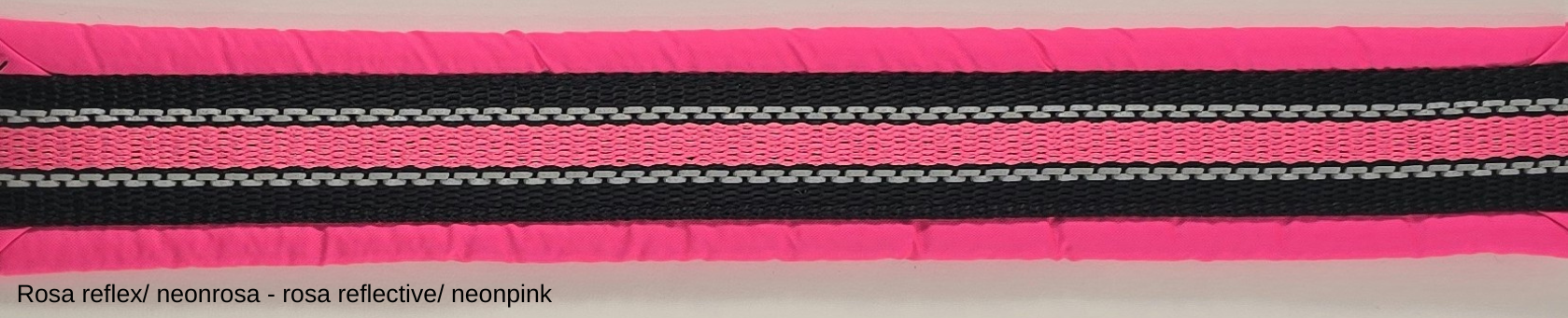 HALSBAND polstrad halvstryp med NY REFLEX, 25mm band - 3