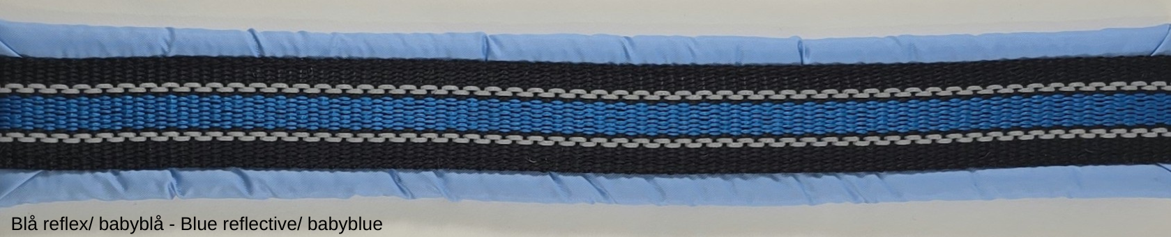 HALSBAND polstrad halvstryp med NY REFLEX, för mindre hundar, 20mm band - 49