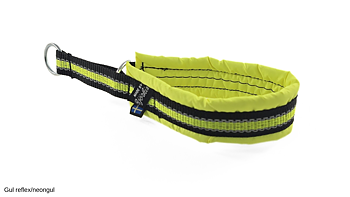 HALSBAND polstrad halvstryp med NY REFLEX, för mindre hundar, 20mm band