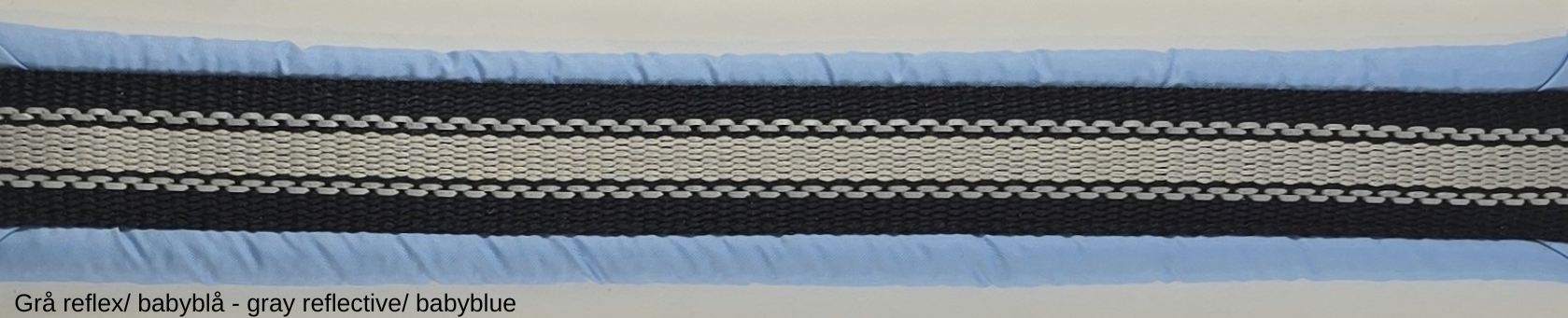 HALSBAND polstrad halvstryp med NY REFLEX, för mindre hundar, 20mm band - 68