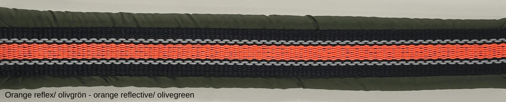 HALSBAND polstrad halvstryp med NY REFLEX, för mindre hundar, 20mm band - 88