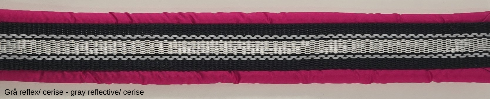 HALSBAND polstrad halvstryp med NY REFLEX, för mindre hundar, 20mm band - 66