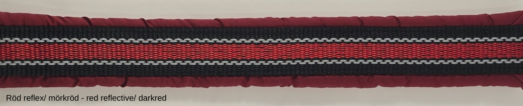 HALSBAND polstrad halvstryp med NY REFLEX, för mindre hundar, 20mm band - 76