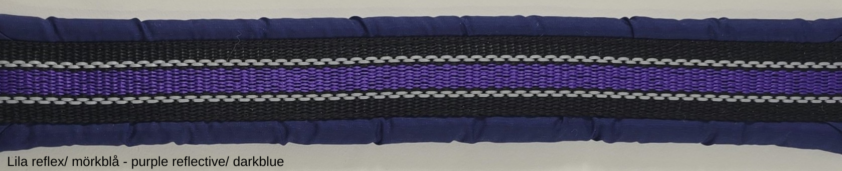 HALSBAND polstrad halvstryp med NY REFLEX, för mindre hundar, 20mm band - 41