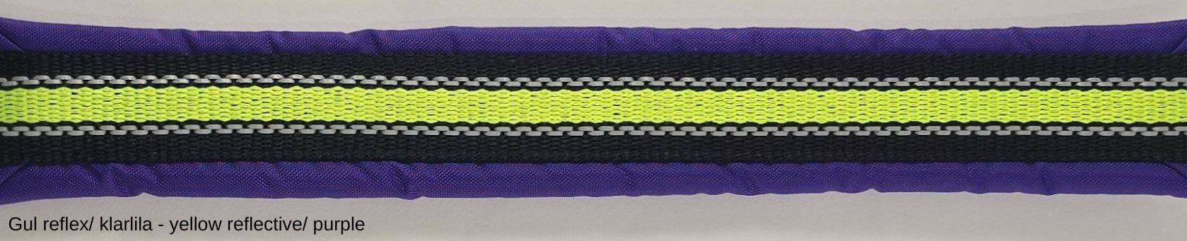HALSBAND polstrad halvstryp med NY REFLEX, för mindre hundar, 20mm band - 31
