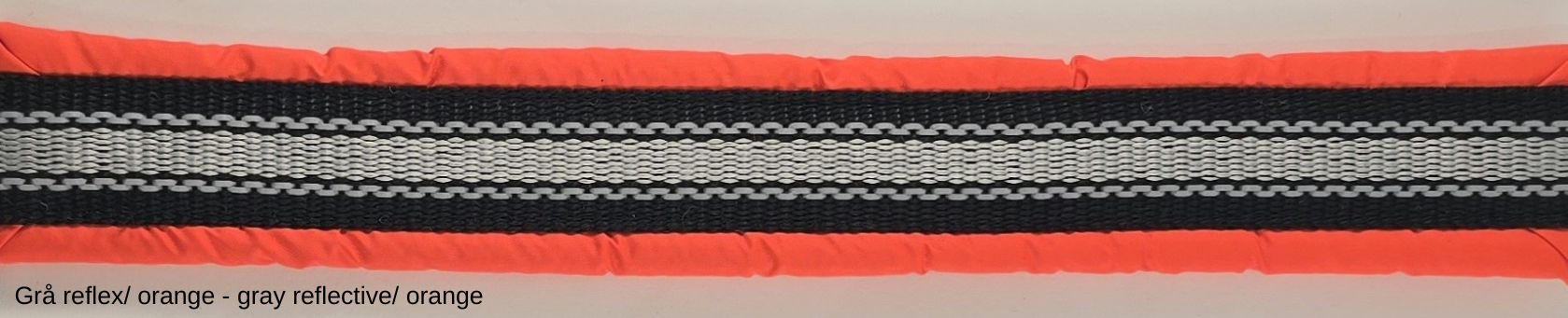 HALSBAND polstrad halvstryp med NY REFLEX, för mindre hundar, 20mm band - 63