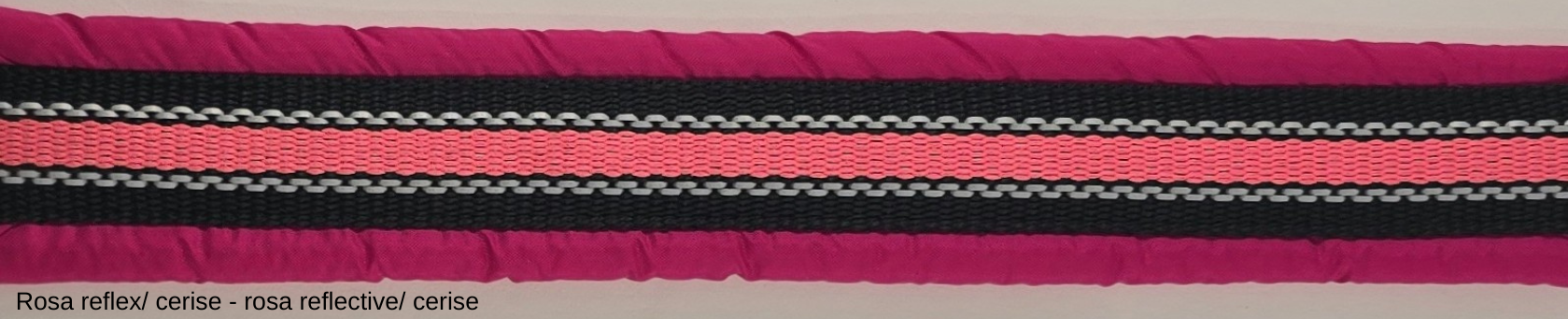 HALSBAND polstrad halvstryp med NY REFLEX, för mindre hundar, 20mm band - 10