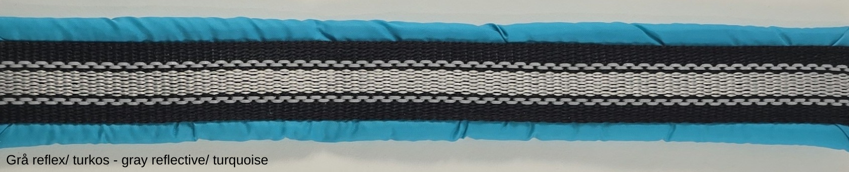 HALSBAND polstrad halvstryp med NY REFLEX, för mindre hundar, 20mm band - 70