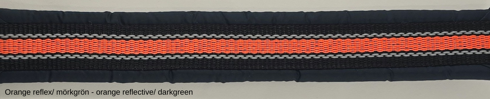 HALSBAND polstrad halvstryp med NY REFLEX, för mindre hundar, 20mm band - 87