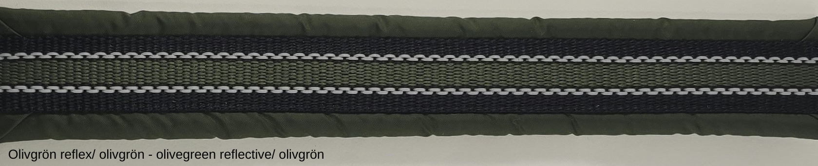 HALSBAND polstrad halvstryp med NY REFLEX, för mindre hundar, 20mm band - 83