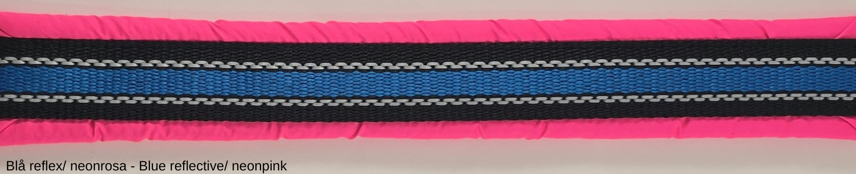 HALSBAND polstrad halvstryp med NY REFLEX, för mindre hundar, 20mm band - 56