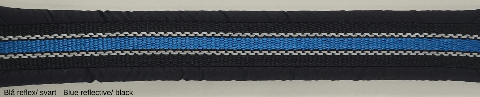 HALSBAND polstrad halvstryp med NY REFLEX, för mindre hundar, 20mm band - 52