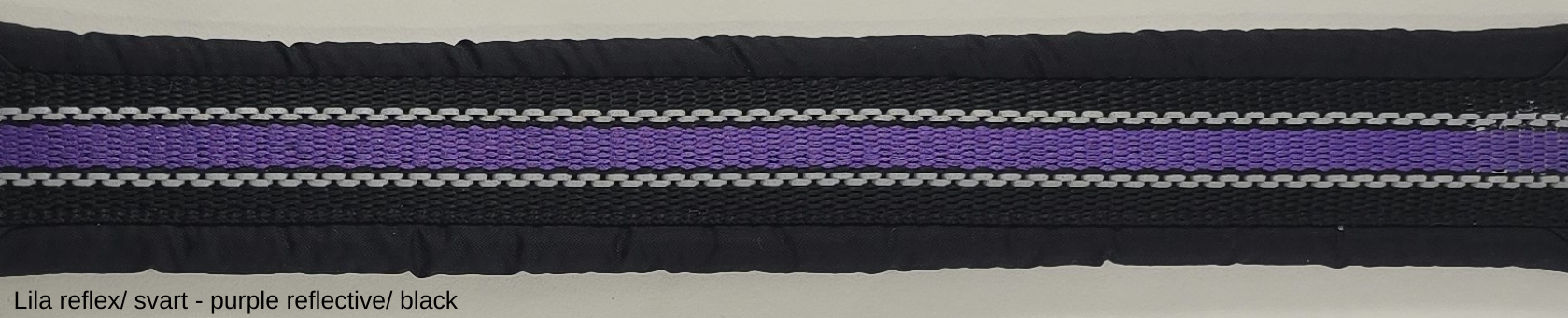 HALSBAND polstrad halvstryp med NY REFLEX, för mindre hundar, 20mm band - 39