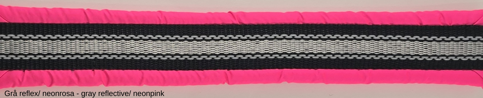 HALSBAND polstrad halvstryp med NY REFLEX, för mindre hundar, 20mm band - 64