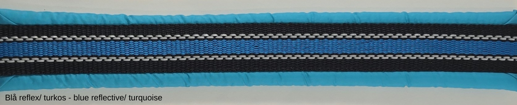 HALSBAND polstrad halvstryp med NY REFLEX, för mindre hundar, 20mm band - 47