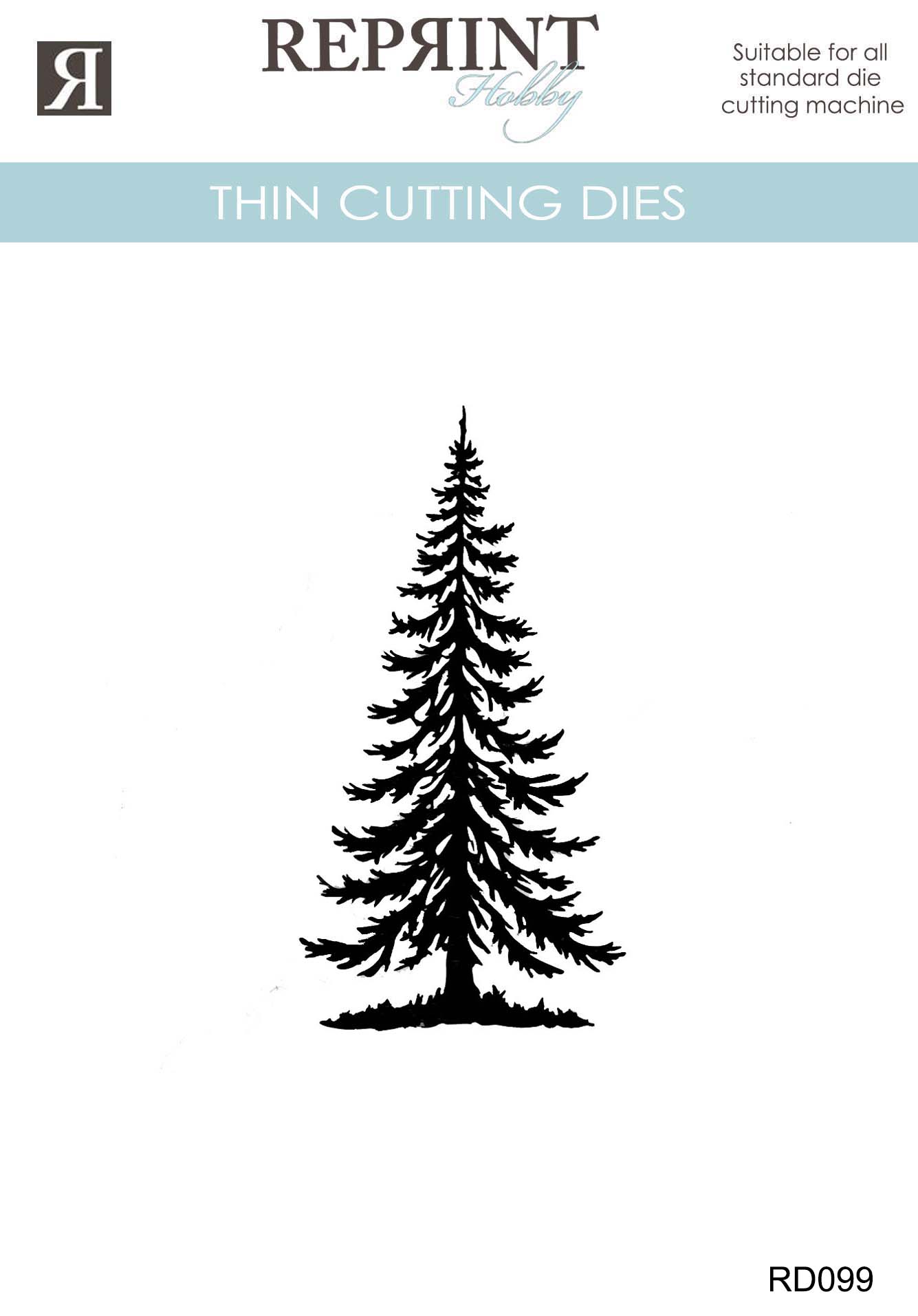 Dies Reprint - Cozy Christmas  Liten Gran  