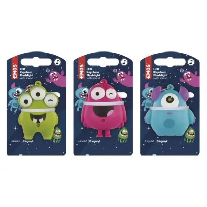 Emos Nyckelring Monster ljud&ljus - 3