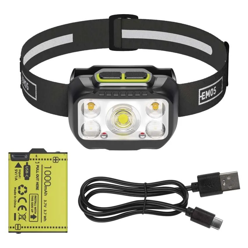 Emos Pannlampa Hybrid 550LM USB - 16