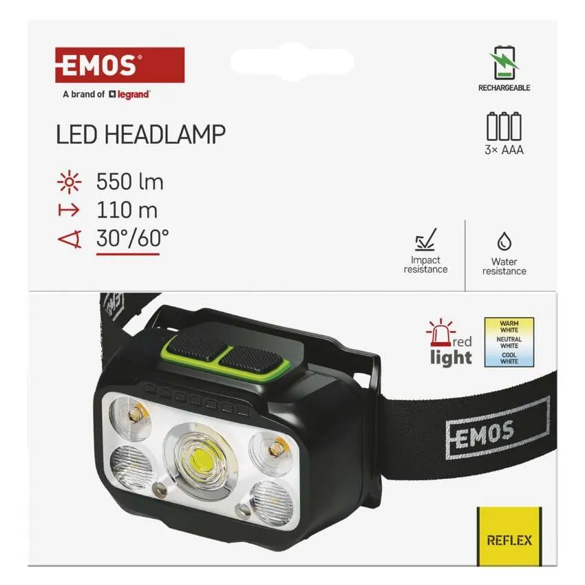 Emos Pannlampa Hybrid 550LM USB - 13