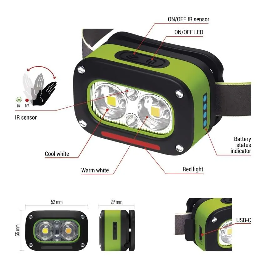 Emos Pannlampa 175LM USB - 9