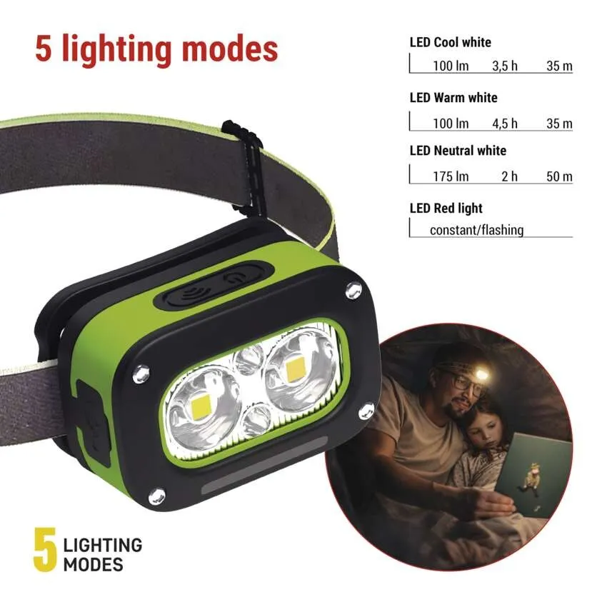 Emos Pannlampa 175LM USB - 8