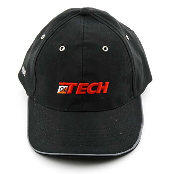 Oltech keps C08, svart med röd Oltechlogo
