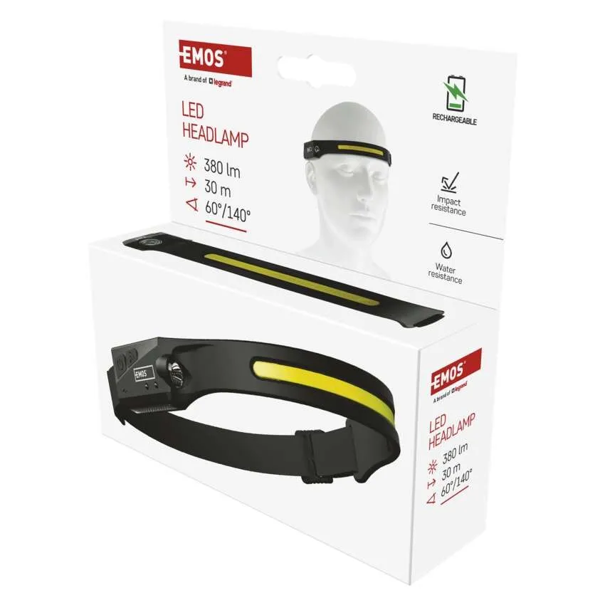 Emos Pannlampa COB 380LM USB - 9