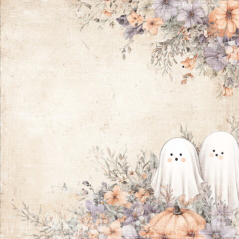 Papper Scrapbooking  Reprint - Spooky Harvest - Enchanted Halloween  Collection -  12x12 (30,5 x 30,5 cm)