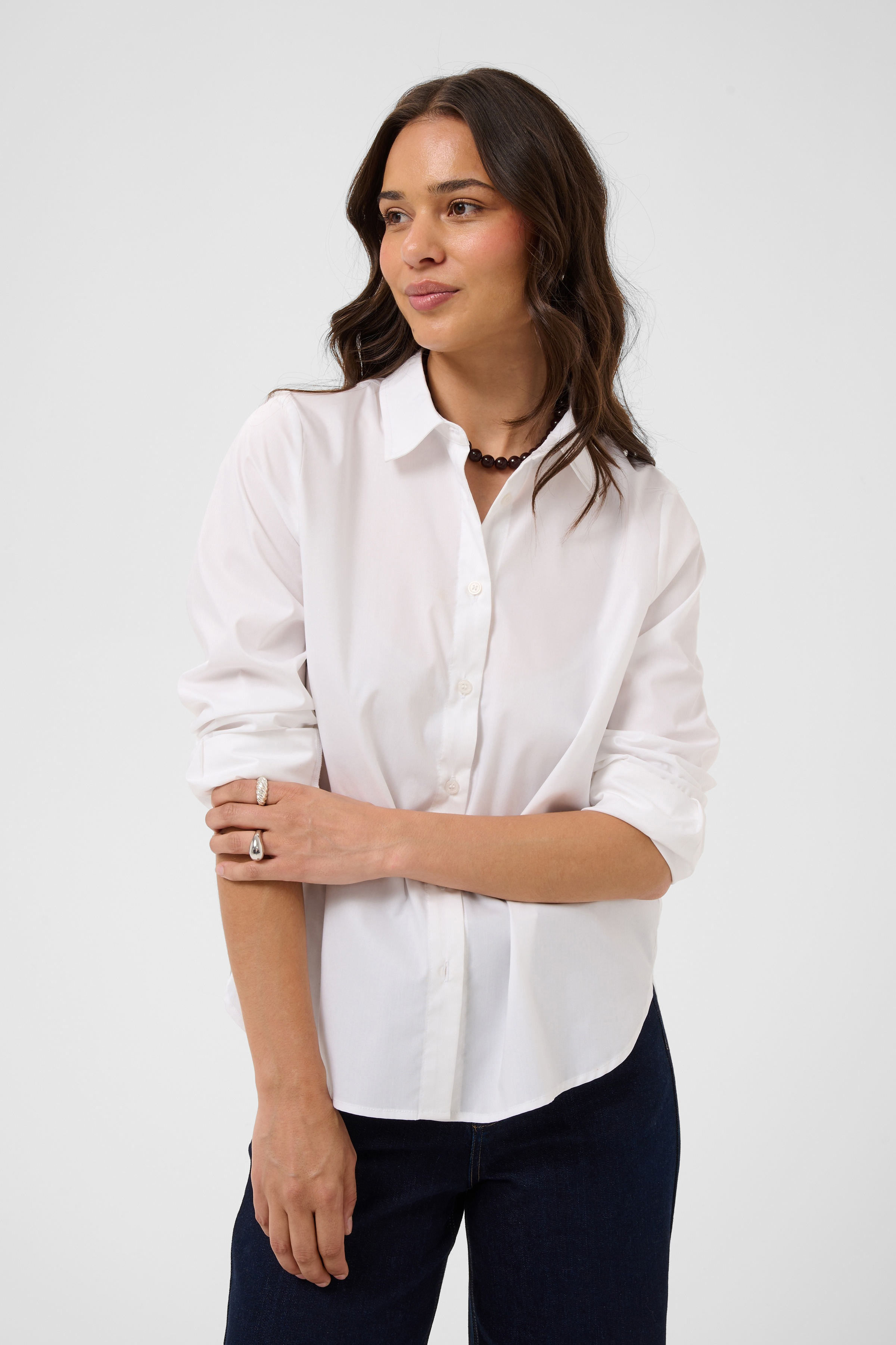 KAgeorgia Shirt Optical White Vit Skjorta - 7