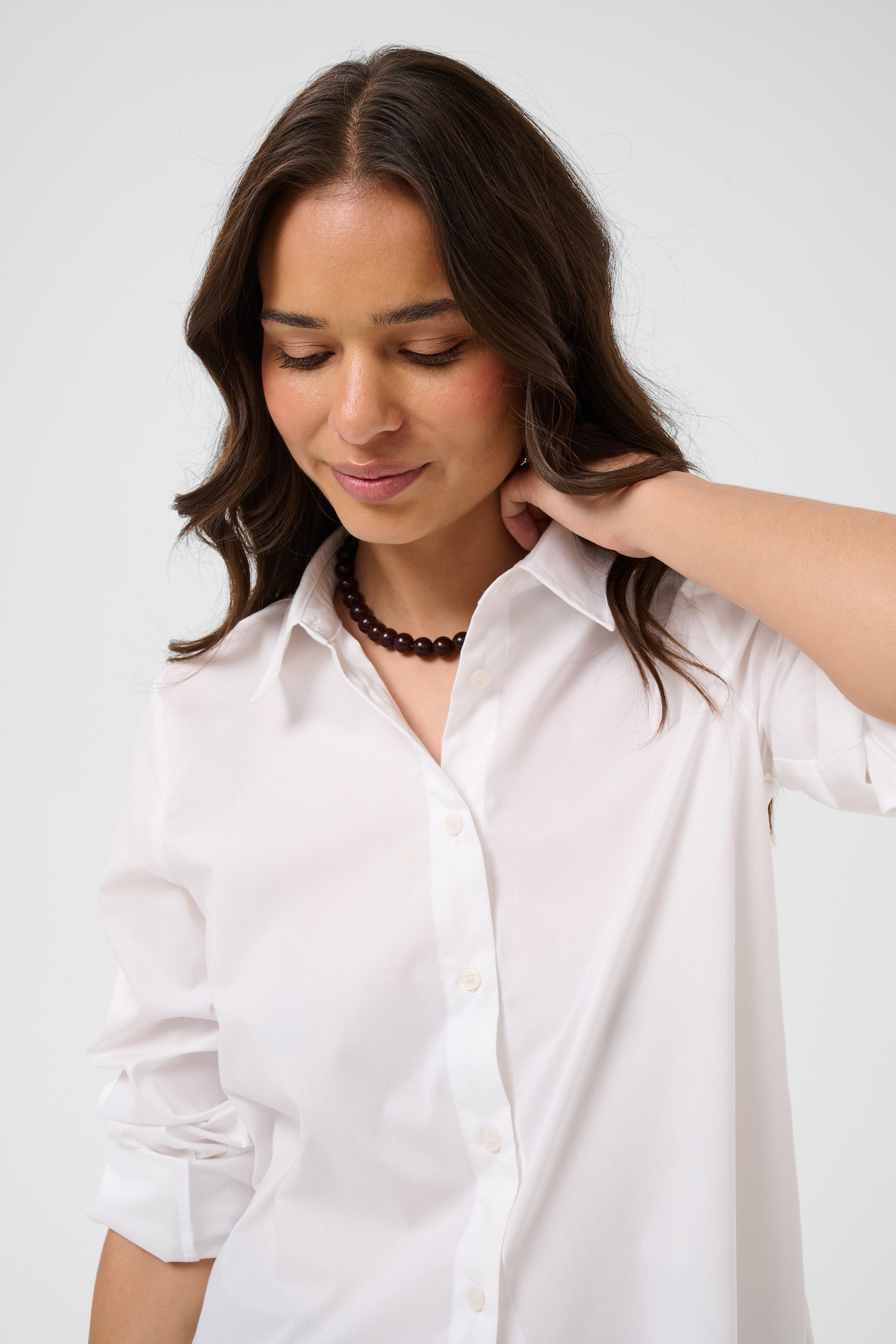 KAgeorgia Shirt Optical White Vit Skjorta