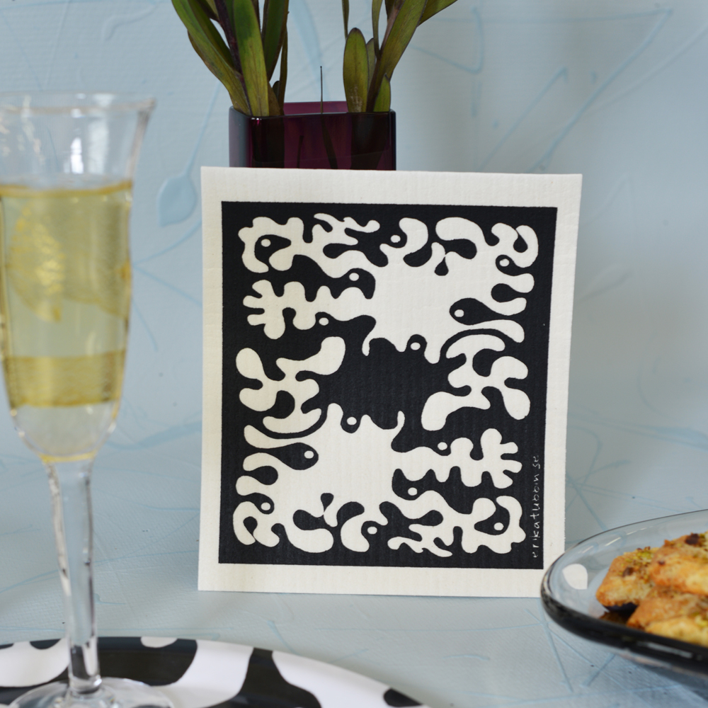 disktrasa WINE&DINE svart-vit - 3