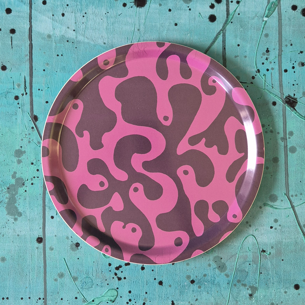 tray WINE&DINE 31 cm plum/wine - 2
