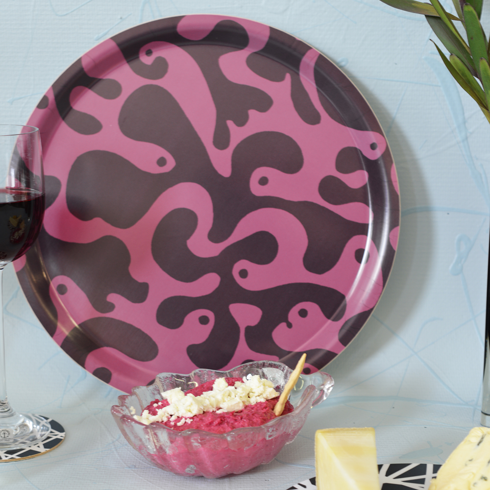tray WINE&DINE 31 cm plum/wine - 3