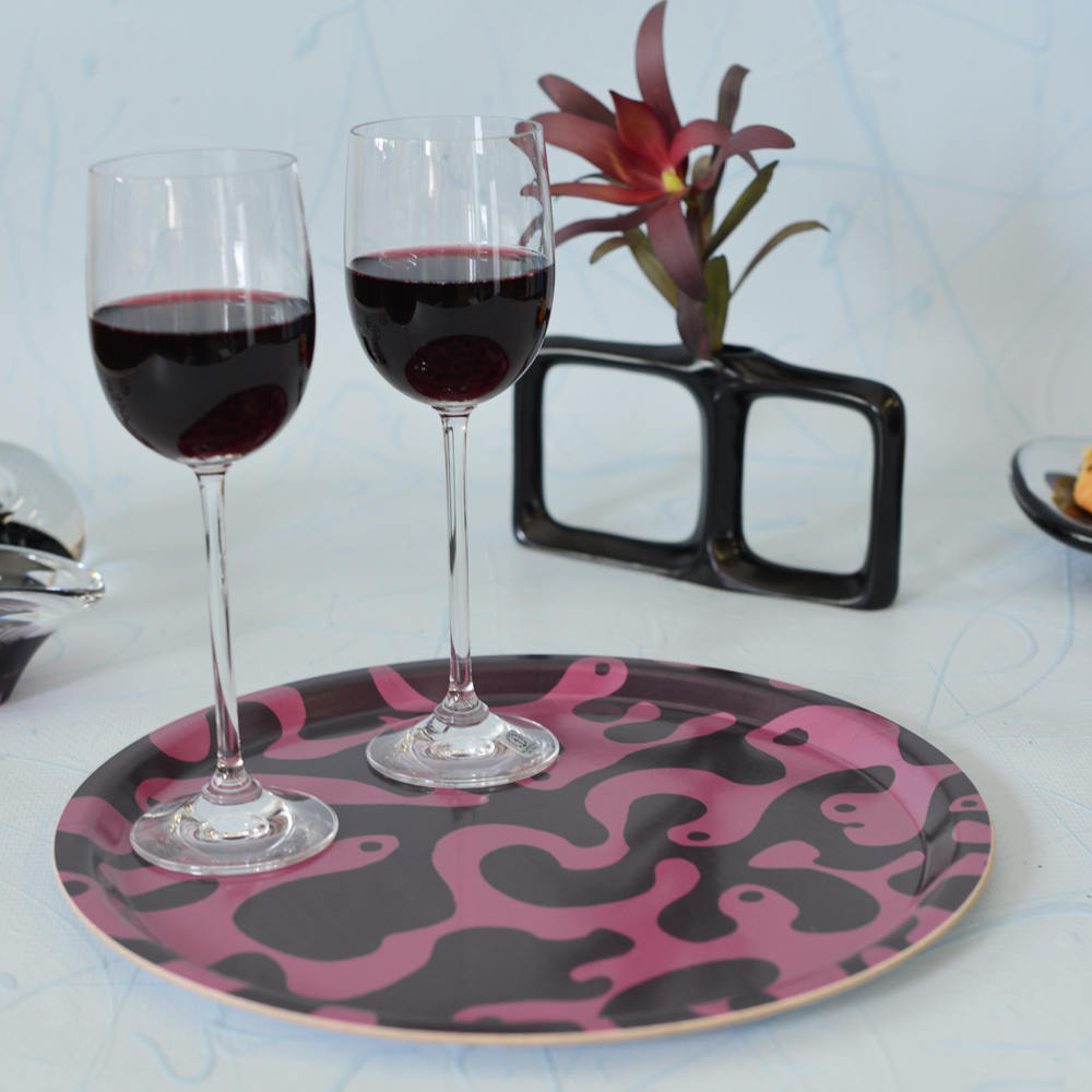 tray WINE&DINE 31 cm plum/wine - 6