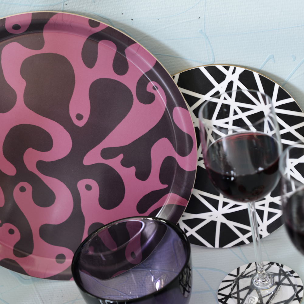 tray WINE&DINE 31 cm plum/wine - 4
