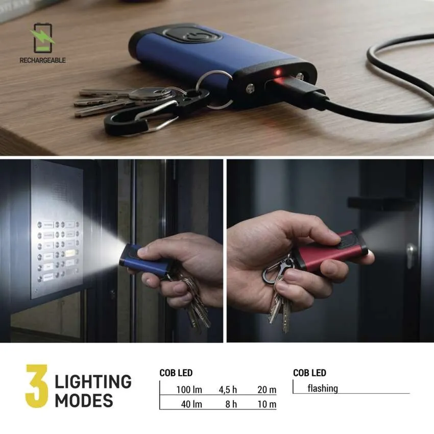 Emos Nyckelringslampa 100LM USB - 5