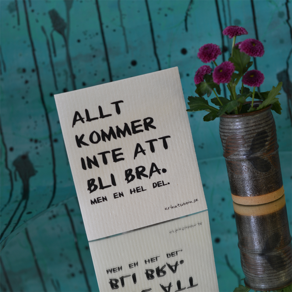 dishcloth ALLT KOMMER INTE - 2