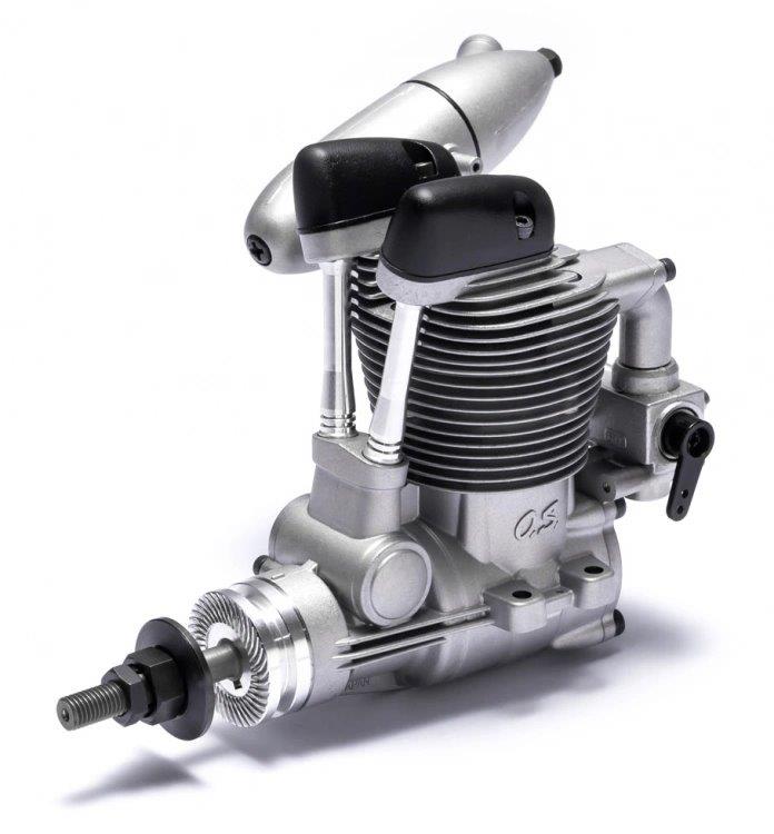 O.S FS-64V 10.46cc 4-Takts Motor med Ljuddämpare