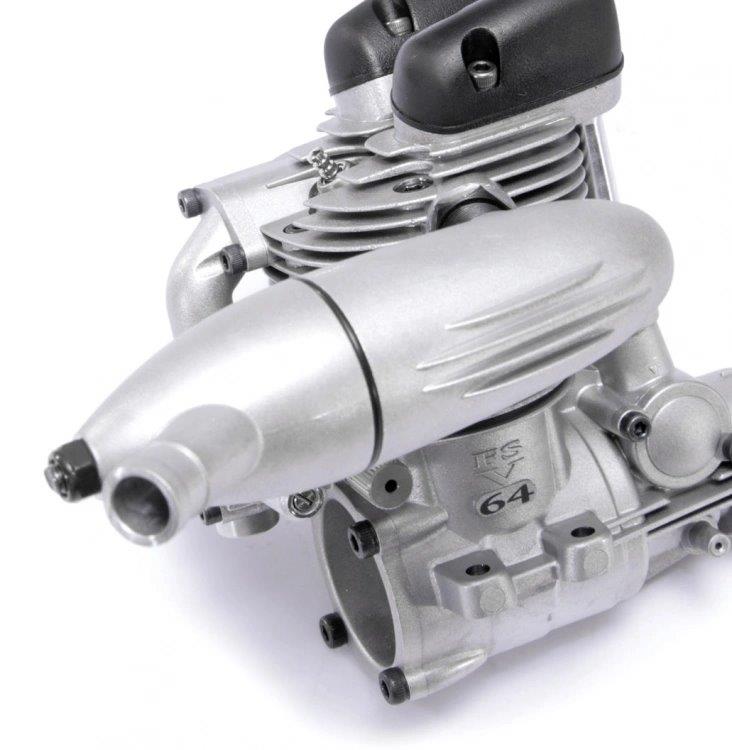 O.S FS-64V 10.46cc 4-Takts Motor med Ljuddämpare - 6