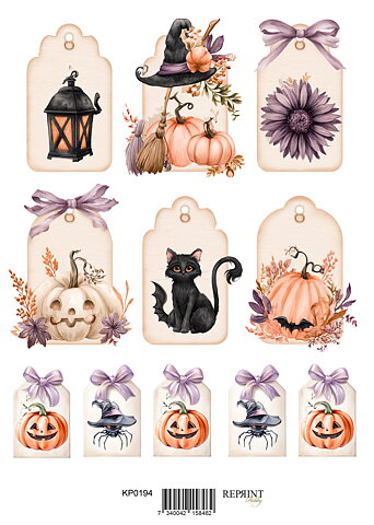 Papper Klippark -  Enchanted Halloween    -  A4