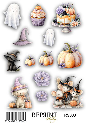 Stickers Reprint - Enchanted Halloween    -  11x16 cm