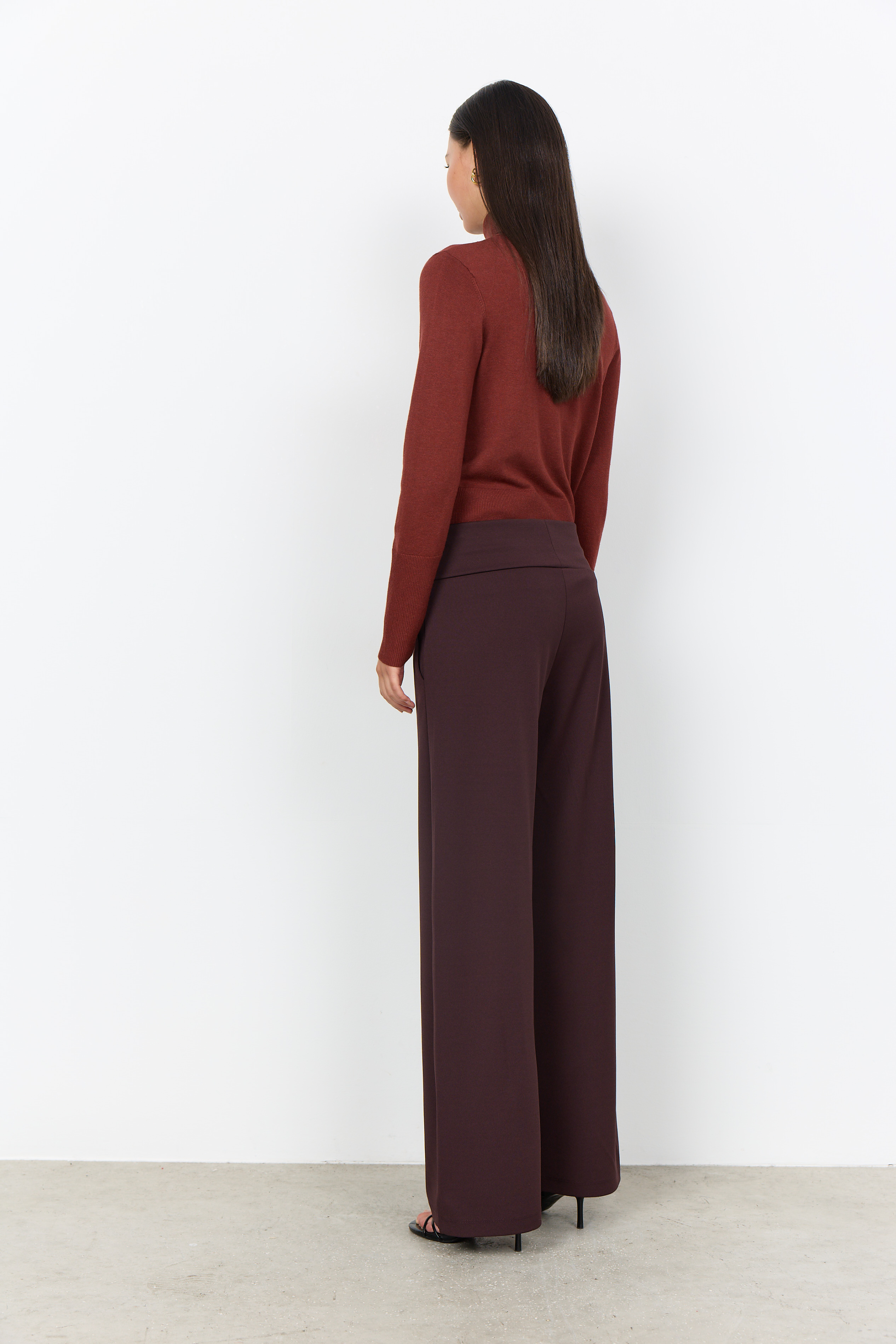 SC-Siham 48 Pants Brun vid Byxa - 3