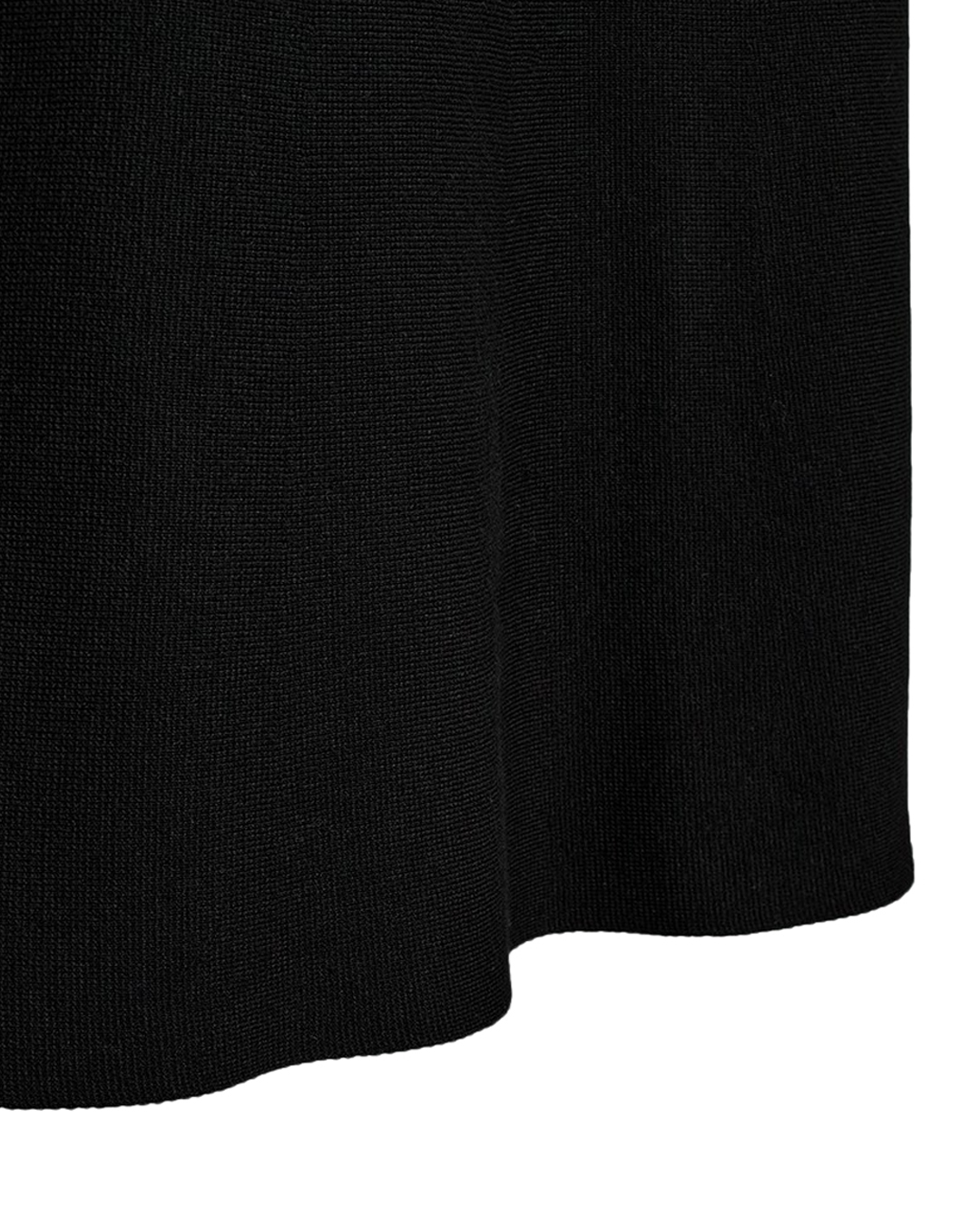 Kjol Ani stickad klockad svart - 5